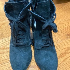 Dolce vita suede wedge boots